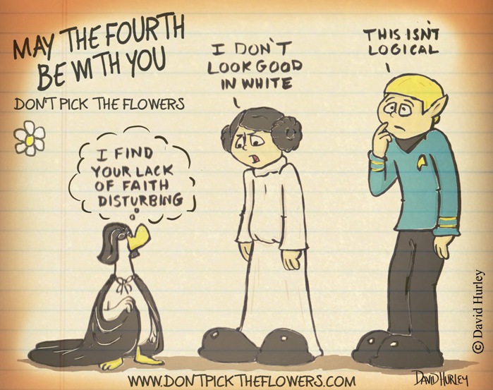 May the Fourth Be with You, an extra comic for Star Wars Day.